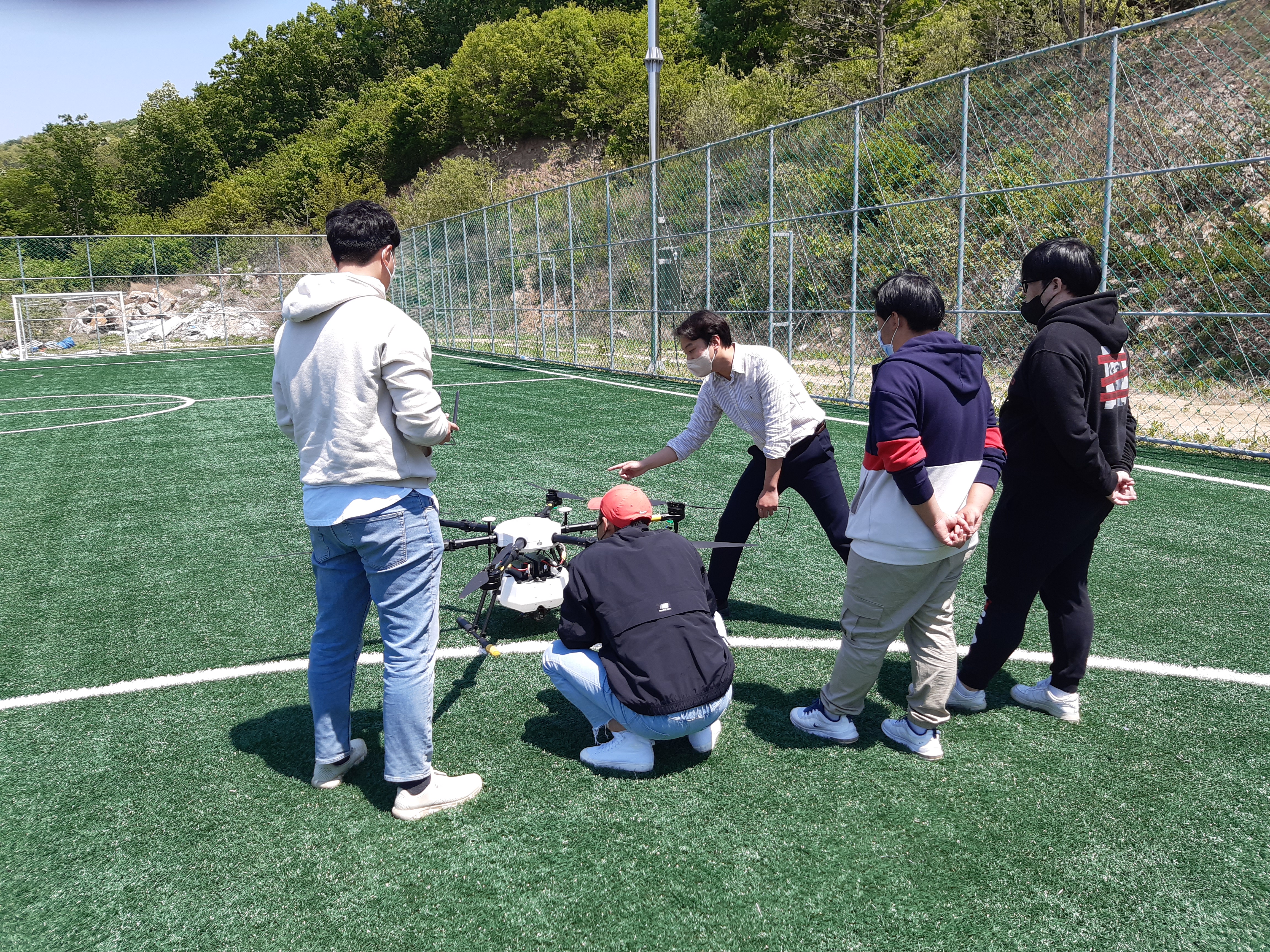 방제 드론 실무 활용 실습수멉